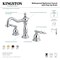 Kingston Brass KS1972TL 8" Widespread Bathroom Faucet, Polished Brass KS1972TL - alternate 2